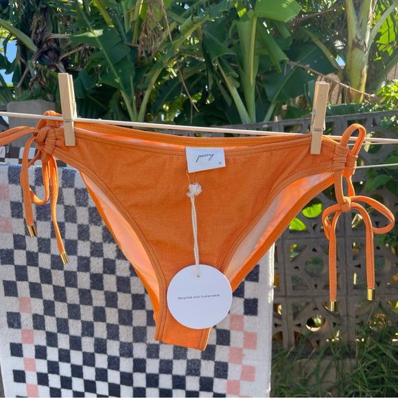 Peony Bikini Bottom // Clementine // 12 - Picture 2 of 5